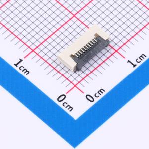 翻盖式 下接 P数:10P 间距:0.5mm