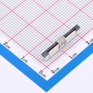 间距:0.5mm P数:30P 抽屉式 单侧触点/垂直