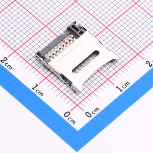 翻盖式 MicroSD卡(TF卡) 卡座