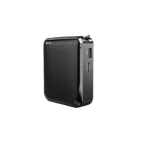 得力51050扩音器 有线麦克风教师用喇叭户外导游讲促销(黑)