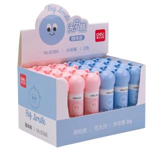 deli(得力) 固体胶棒 透明白色 PVP 20X80mm 9g 1支