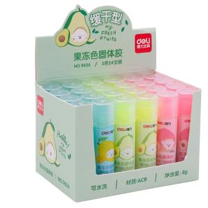 deli(得力) 固体胶棒 透明白色 ACR 20X80mm 15g 1支