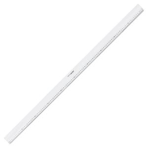 得力8200 直尺 1米直尺 有机直尺 长尺工程测量塑料尺 (100cm)直尺