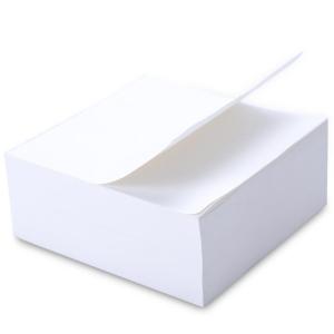 得力21708简洁白色便筏本便条本便签纸便签本子办公用品98×98×40mm 400页 象牙白