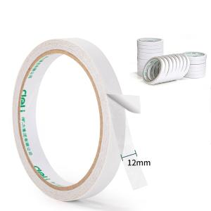 deli(得力) 白色绵纸双面胶带 10y*12mm*80µm 24卷/袋