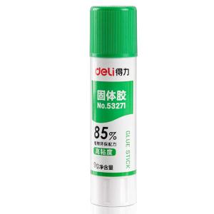 deli(得力) 固体胶棒 透明白色 淀粉 20X80mm 9g 1支