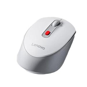 联想(Lenovo)无线蓝牙双模充电鼠标 便携办公鼠标人体工学设计 M28灰色