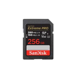 SANDISK(闪迪)256GB SD内存卡 6K视频 V60 U3 C10 高速相机存储卡 读速280MB/s 写速150MB/s