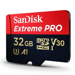 SANDISK(闪迪) 至尊超极速 microSDHC UHS-I 存储卡 32GB V30 U3 C10 A1 读速100MB/s 写速90MB/s 含SD适配器