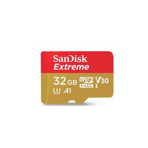 SANDISK(闪迪) 至尊极速 microSDHC UHS-I 存储卡 32GB V30 U3 C10 A1 读速100MB/s 写速60MB/s 含SD适配器