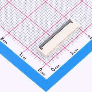 翻盖式 双侧触点/上下接 P数:30P 间距:0.5mm