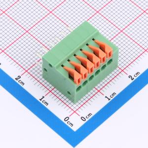 1x6P 2.54mm 每排P数:6 排数:1