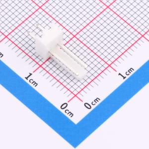 间距:2.54mm Pin数:2P 单排 插座  直插180度 白色 Nylon66 UL94V-0 -40℃~+105℃