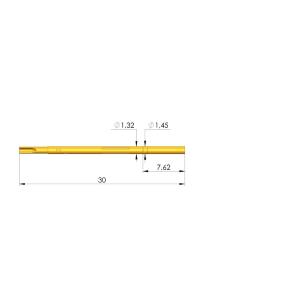 INGUN（英钢）弹簧测试探针PCB弹簧顶针 KS-075 30 G