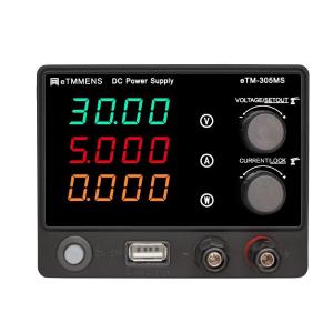 eTOMMENS(同门)eTM-305 MS可调直流稳压电源30V5A大功率实验测试恒压恒流源