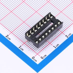 间距2.54mm P数:16P