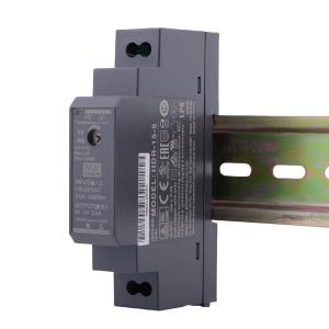 MW(明纬)HDR-15-5 工业DIN导轨型单组导轨开关电源 2.4A 5v