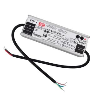 MW(明纬)HLG-120H-24A恒压恒流型防水开关电源12~24V5A