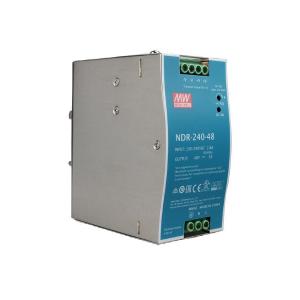 MW(明纬)DR-240导轨安装PFC开关电源 24V 48V