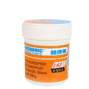 有铅焊锡膏锡浆常温熔点183度助焊剂易焊接导电强中温焊锡(500克)有铅中温183°