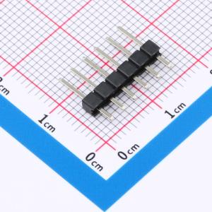 1x6P 间距:2.54mm 方针 直插
