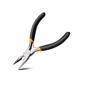 得力(deli)尖嘴钳子多功能电工钳子五金工具尖口钳尖咀钳尖头钳 高碳钢尖嘴钳5英寸