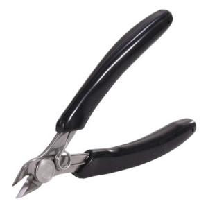 得力(deli )电子剪切钳斜嘴钳水口钳家用电工修理电子剪切剪线钳4.5英寸