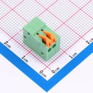 1x2P 2.54mm 每排P数:2 排数:1