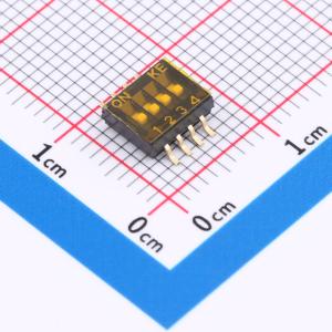 4位 1.27mm间距贴片型 KE拨码开关