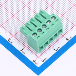 1x5P 3.81mm 排数:1 每排P数:5