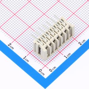 425针座连接器-弯形-07P-2.5mm白灰色商品缩略图
