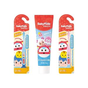 牙膏60g*1+儿童牙刷2支商品缩略图