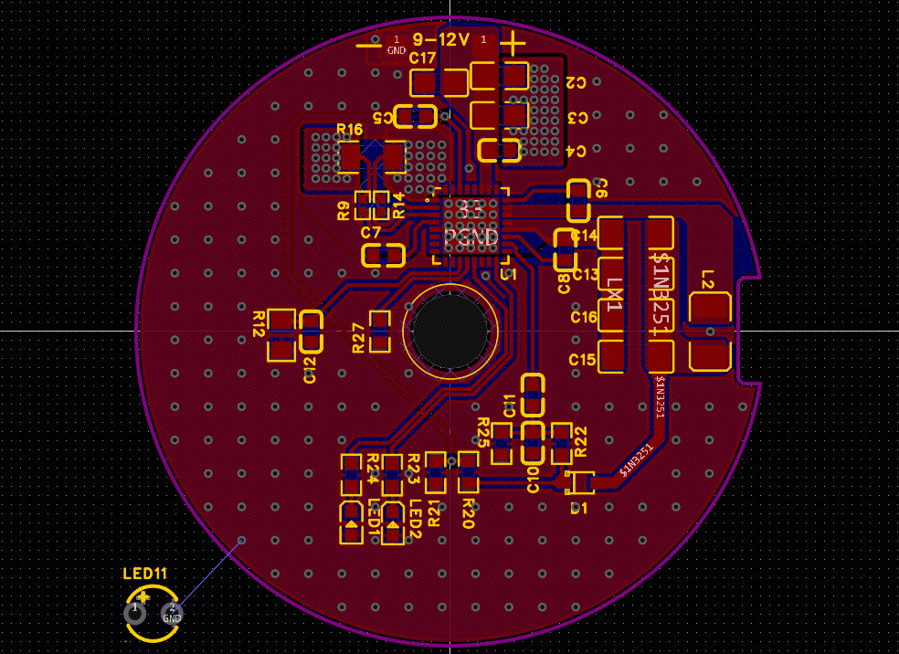 无线充电IP6826/IP6829 PCB图