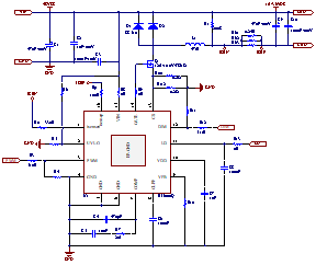 共阳降压恒流Hi5000原理图