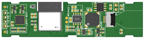 PCB正面 3D图 （嘉立创EDA）