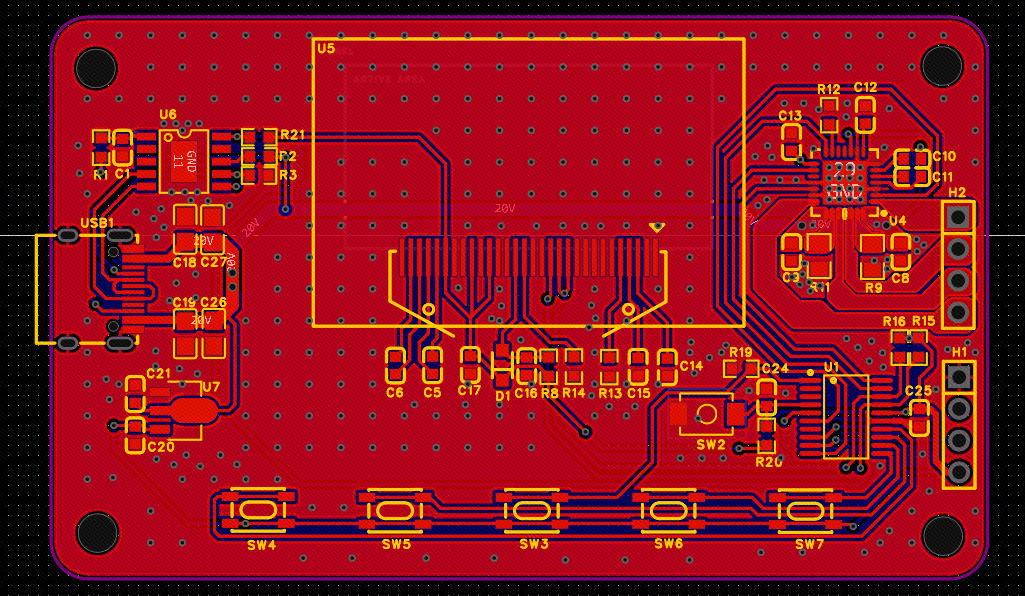 电机板PCB图