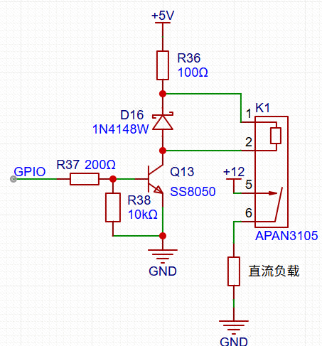 继电器控制电路