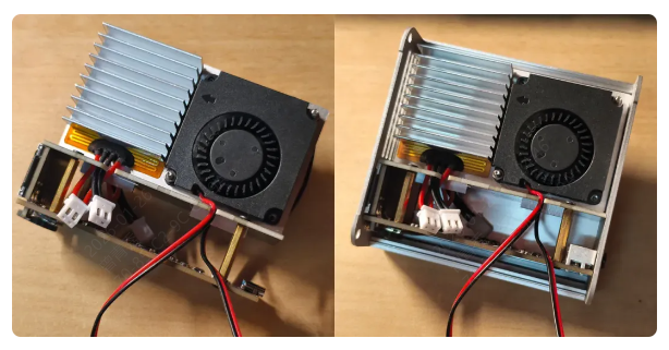 装入铝合金外壳