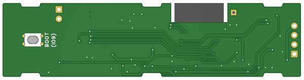 PCB背面&nbsp;3D图 （嘉立创EDA）