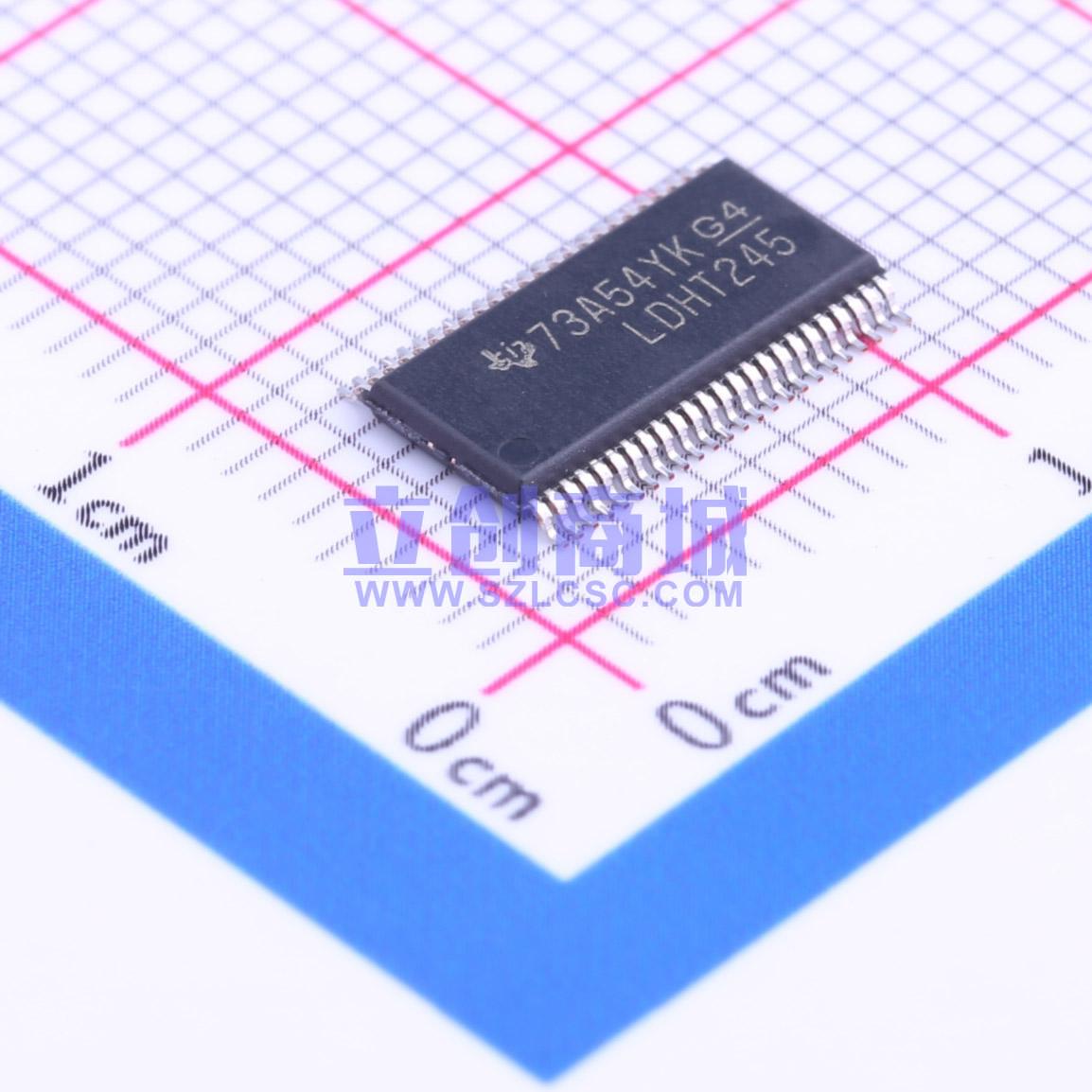 SN74LVCH16T245DGVR实物图