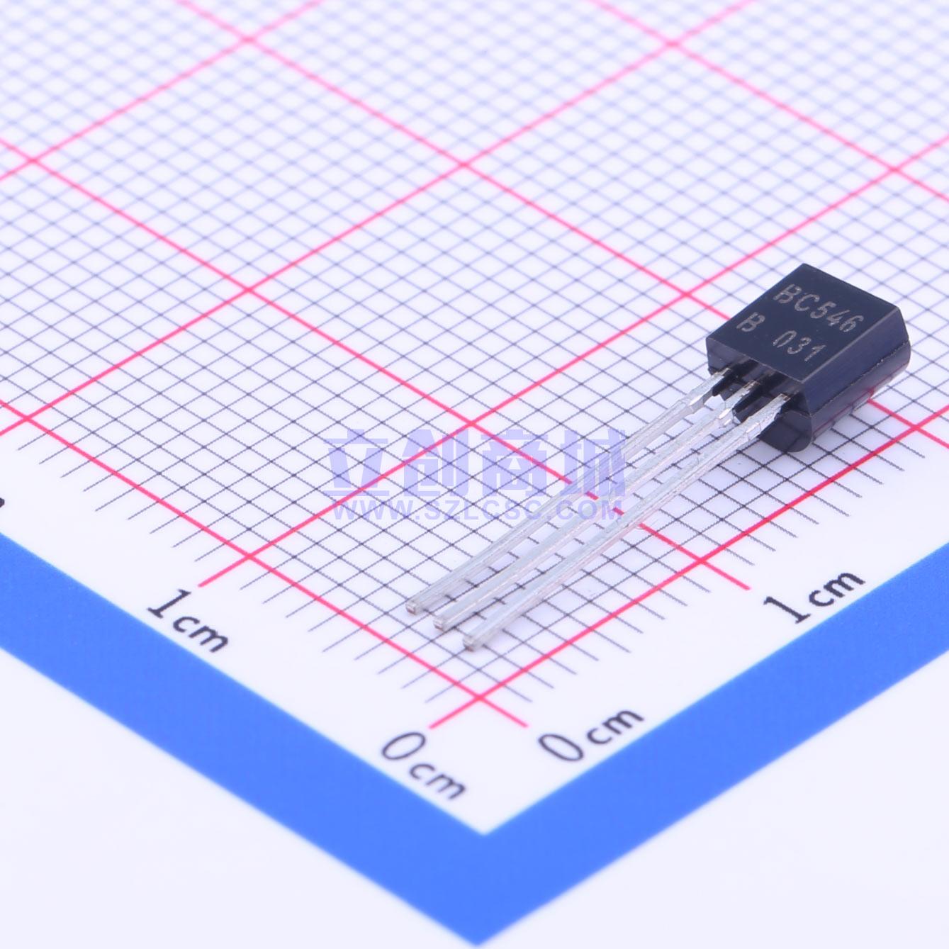 点击查看大图 BC546(RANGE:200-450)实物图