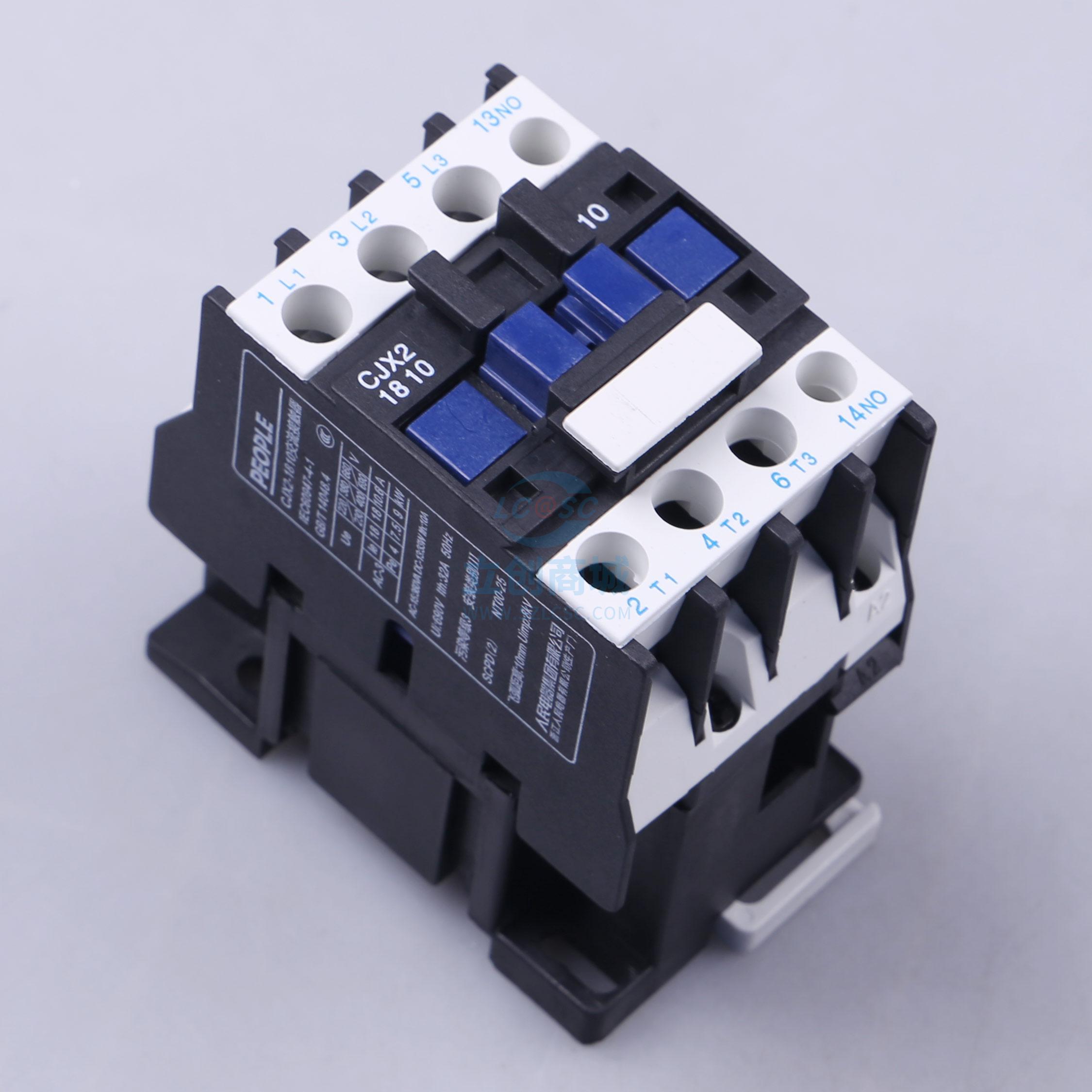 温馨提醒:图片仅供参考,商品以实物为准交流接触器cjx2-1810 220v全站