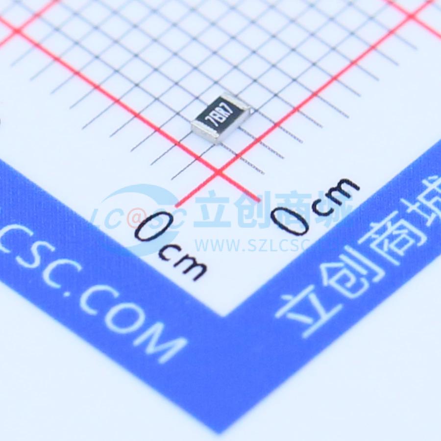 点击查看大图 0805W8F787JT5E实物图