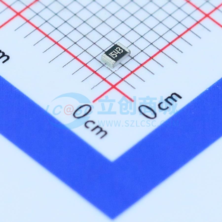点击查看大图 0805W8F1543T5E实物图