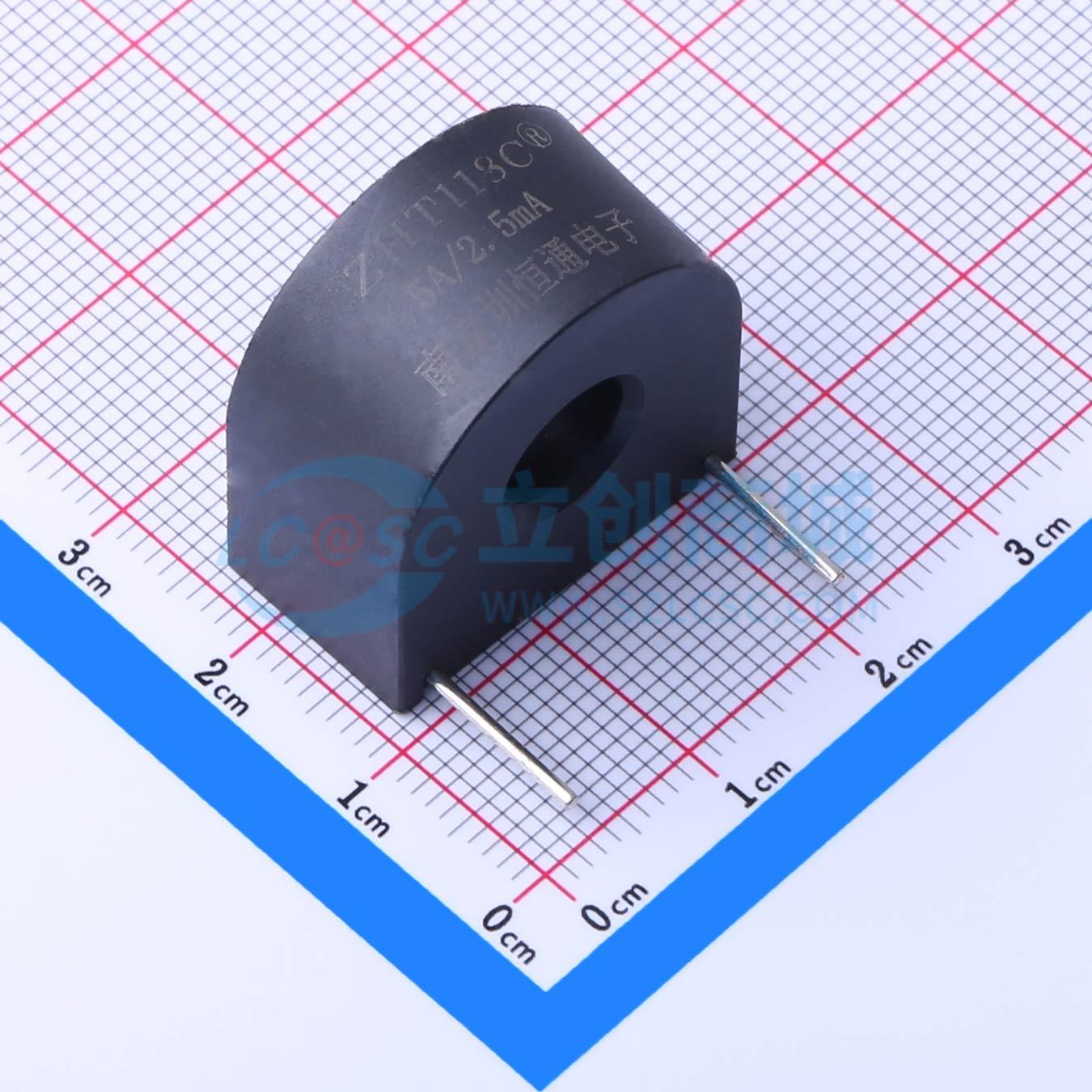 点击查看大图 ZHT118C 5A/2.5mA实物图