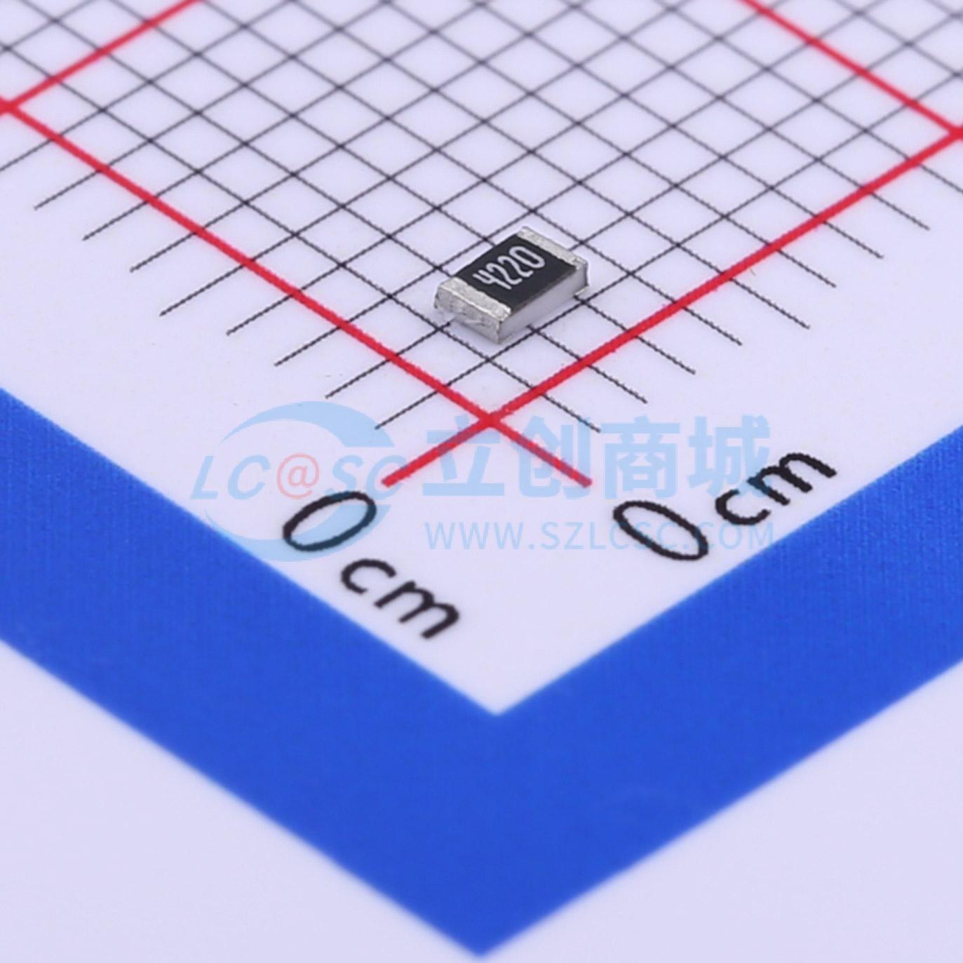 点击查看大图 0805W8F4220T5E实物图