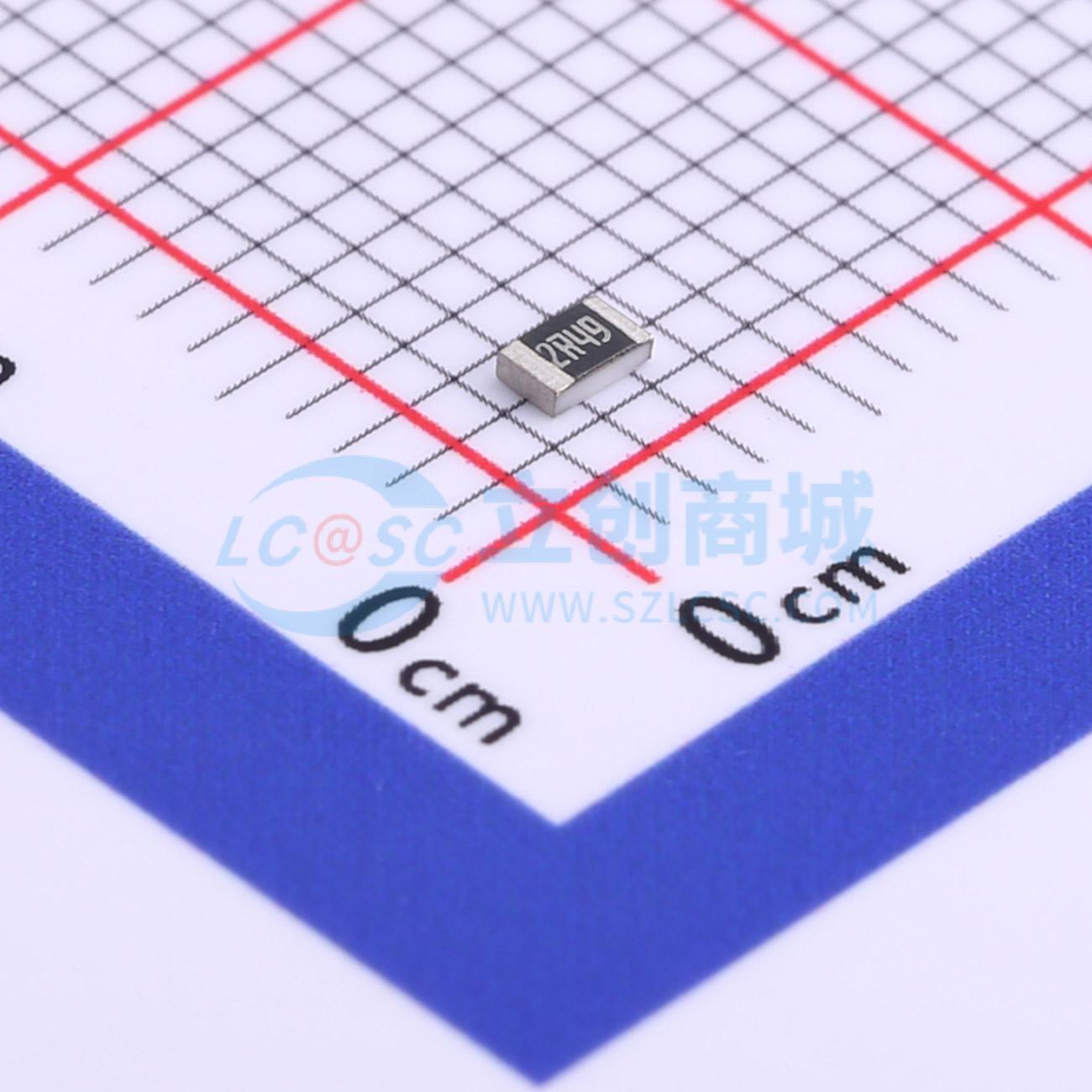 0805W8F249KT5E实物图