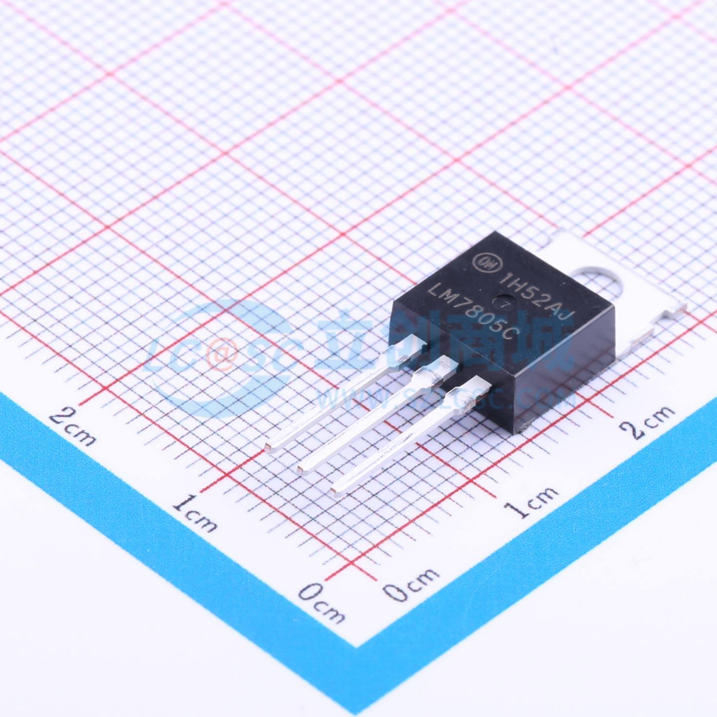 点击查看大图 LM7805CT实物图