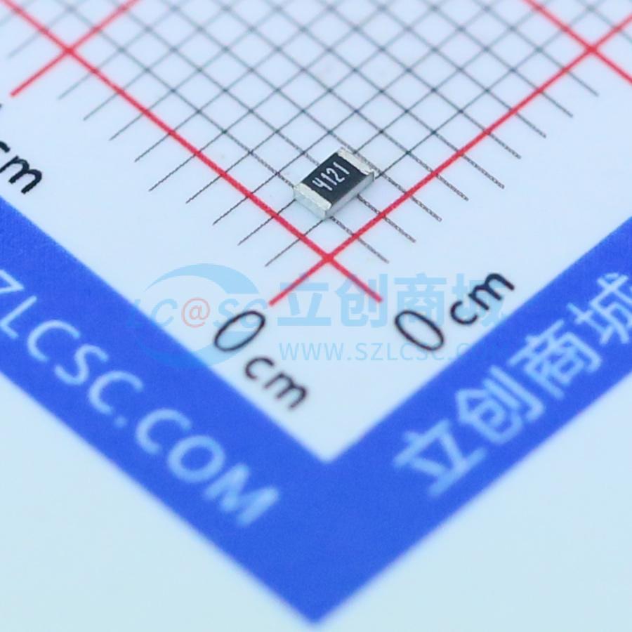 0805W8F4121T5E实物图