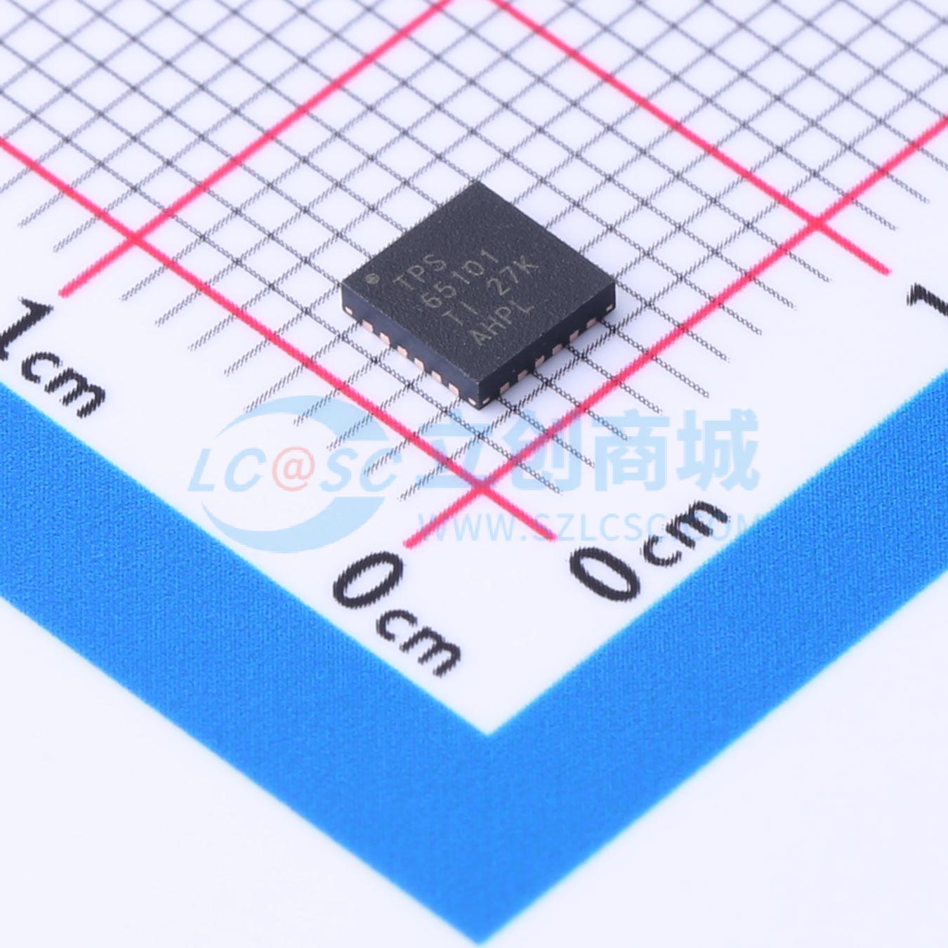 点击查看大图 TPS65101RGER实物图